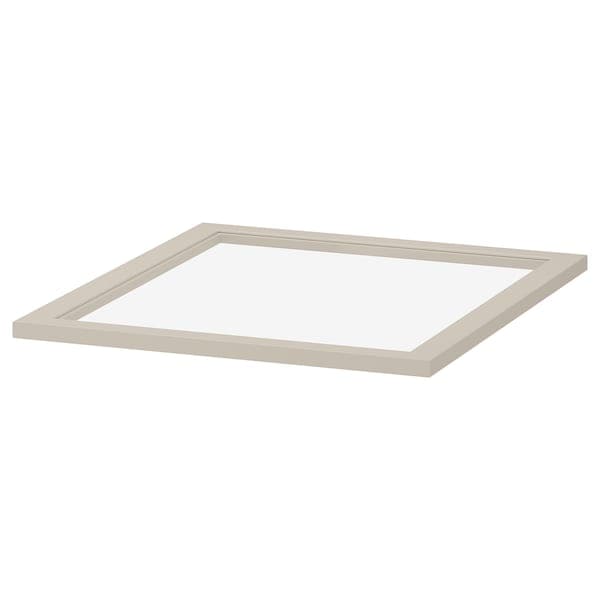 KOMPLEMENT - Glass shelf, beige, 50x58 cm - best price from Maltashopper.com 00509116