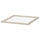 KOMPLEMENT - KOMPLEMENT Glass shelf, grey-beige, 50x58 cm