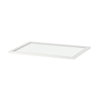 KOMPLEMENT - Glass shelf, white, 75x58 cm - best price from Maltashopper.com 80257647