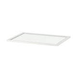 KOMPLEMENT glass shelf, white, 75x58 cm