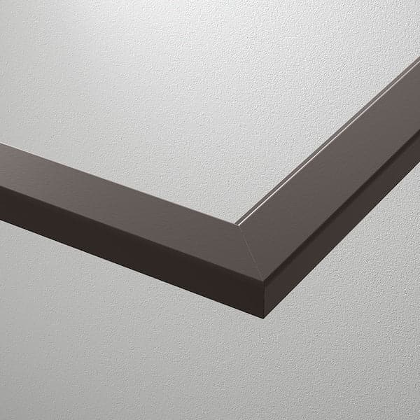 Ikea KOMPLEMENT - Glass shelf, dark grey, 100x58 cm