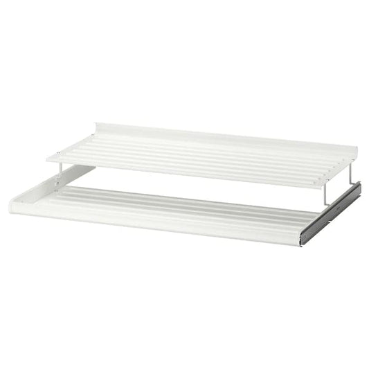 Ikea KOMPLEMENT Removable shoe shelf - white 100x58 cm ,