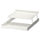 KOMPLEMENT pull-out shoe shelf, white, 50x58 cm