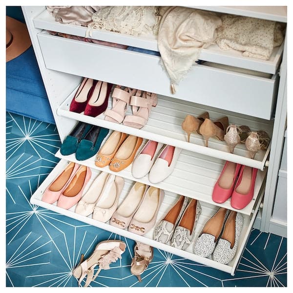 Ikea KOMPLEMENT Removable shoe shelf - white 100x58 cm ,