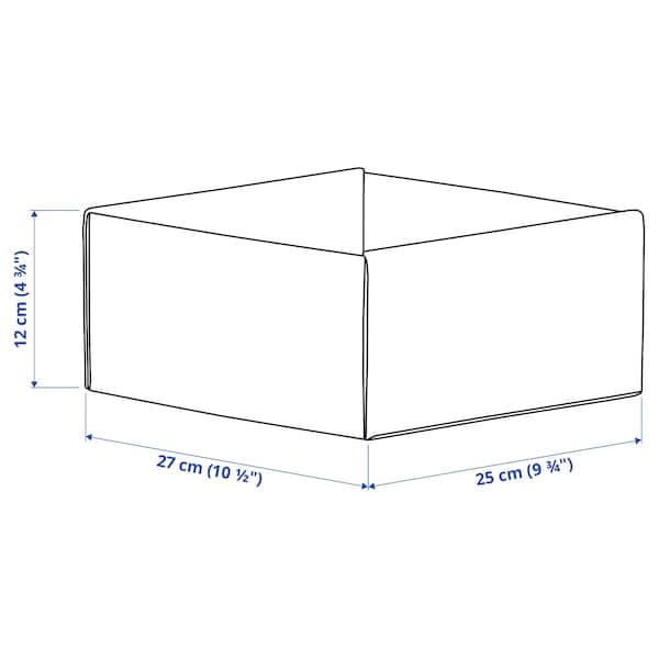 KOMPLEMENT - Box, light grey, 25x27x12 cm - best price from Maltashopper.com 40405777