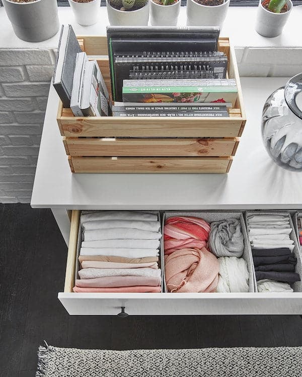 Ikea KOMPLEMENT - Box, light grey, 25x27x12 cm