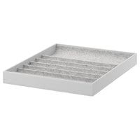 KOMPLEMENT - Insert with compartments, light grey, 40x53x5 cm - best price from Maltashopper.com 50404027