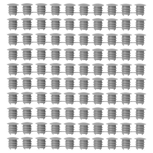 Ikea KOMPLEMENT - Cover cap, dark grey, 100 pack