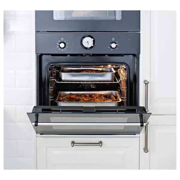 Ikea KONCIS - Roasting tin with grill rack, stainless steel, 40x32 cm
