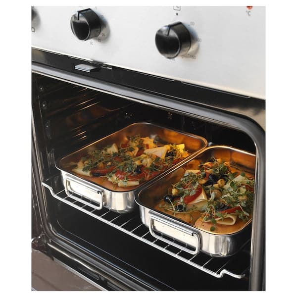 Ikea KONCIS - Roasting tin, stainless steel, 26x20 cm