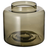 KONSTFULL vase, green-brown, 16 cm