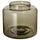 KONSTFULL vase, green-brown, 16 cm