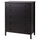 KOPPANG chest of 5 drawers, black-brown, 75x11x39 cm