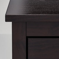 KOPPANG - Chest of 5 drawers, black-brown, 90x114 cm - best price from Maltashopper.com 40481120