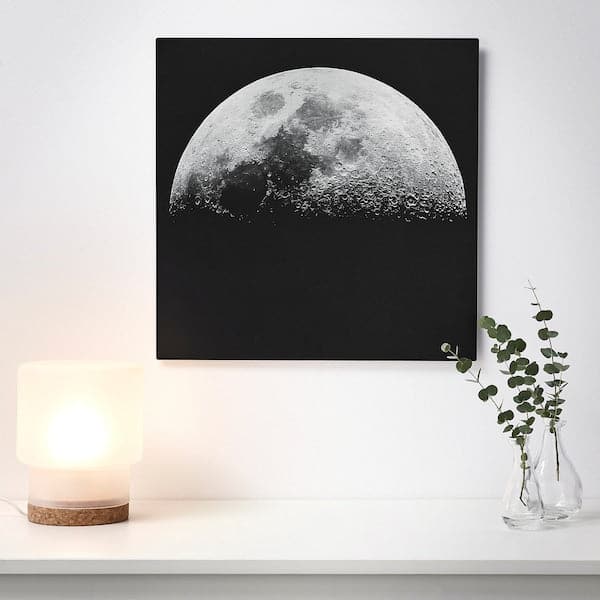 KOPPARFALL - Picture, Moonscape, 49x49 cm - best price from Maltashopper.com 10508786