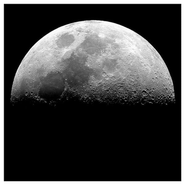 KOPPARFALL - Picture, Moonscape, 49x49 cm - best price from Maltashopper.com 10508786