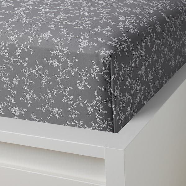 KOPPARRANKA Sheet - floral pattern 240x260 cm - best price from Maltashopper.com 40475398