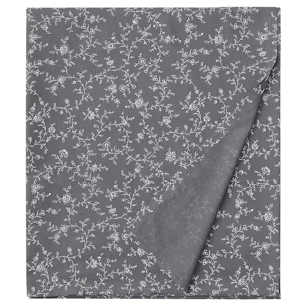 Ikea KOPPARRANKA Sheet - floral pattern 240x260 cm