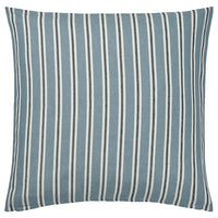 KORALLBUSKE - Cushion cover, light blue white/stripe pattern, 50x50 cm - best price from Maltashopper.com 20570971
