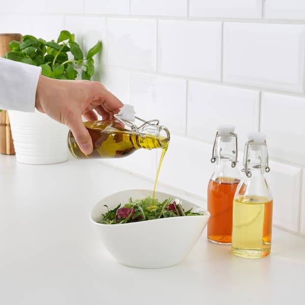 Ikea KORKEN - Bottle with stopper, clear glass, 15 cl