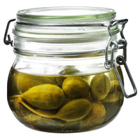 KORKEN - Jar with lid, clear glass, 0.5 l - best price from Maltashopper.com 70213545