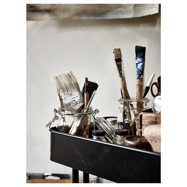 KORKEN - Jar with lid, clear glass, 1 l - best price from Maltashopper.com 50213546