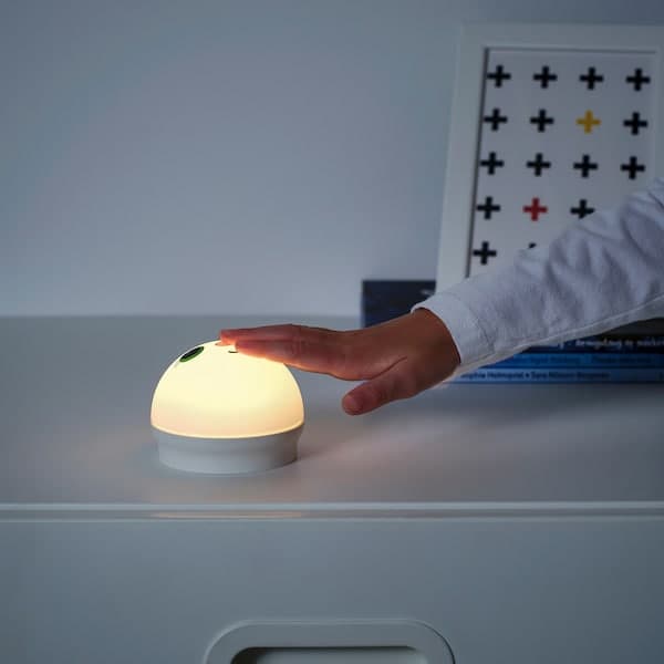 Ikea KORNSNÖ - LED night light, white/rabbit battery-operated