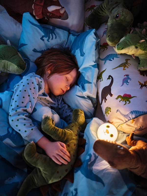Ikea KORNSNÖ - LED night light, white/rabbit battery-operated
