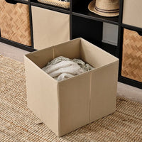 KOSINGEN - Box, beige, 33x38x33 cm - best price from Maltashopper.com 40506922