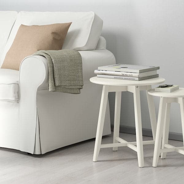 Ikea KRAGSTA - Nest of tables, set of 2, white
