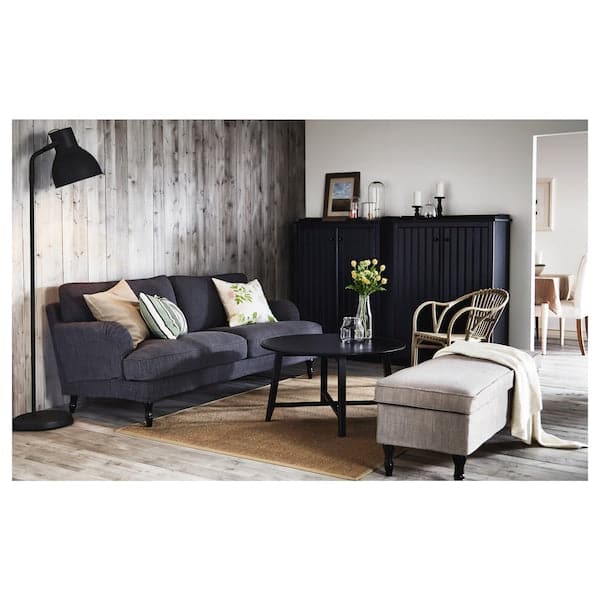 KRAGSTA - Coffee table, black, 90 cm - best price from Maltashopper.com 80262253
