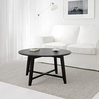 KRAGSTA - Coffee table, black, 90 cm - best price from Maltashopper.com 80262253