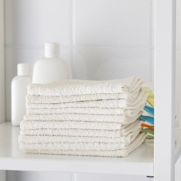 KRAMA - Washcloth, white, 30x30 cm - best price from Maltashopper.com 40054538