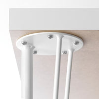KRILLE - Leg with castor, white, 70 cm - best price from Maltashopper.com 30250257