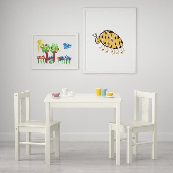 KRITTER - Children's table, white