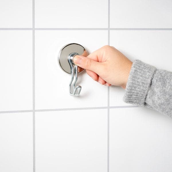 Ikea KROKFJORDEN - Hook with suction cup, zinc plated