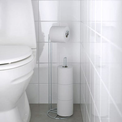 KROKFJORDEN - Toilet roll stand, zinc plated - best price from Maltashopper.com 60454026