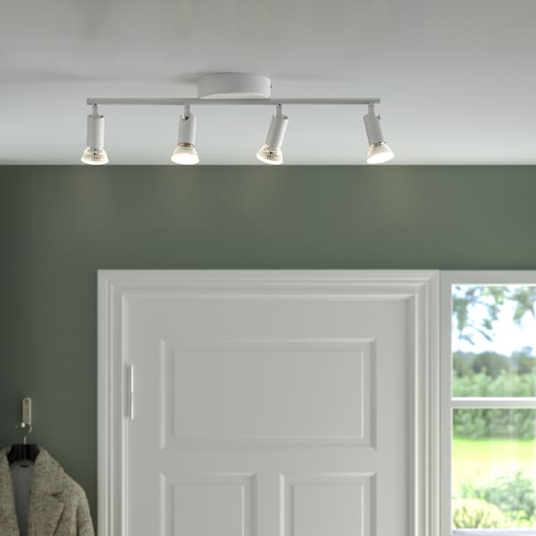 Ikea KRUSNATE - Ceiling spotlight with 4 spots, white