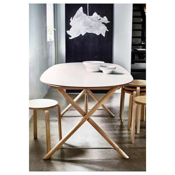 KRUSNING - Pendant lamp shade, white, 85 cm - best price from Maltashopper.com 50259921