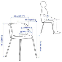 KRYLBO - Chair, Tonerud dark beige , - Premium  from Ikea - Just €84.99! Shop now at Maltashopper.com