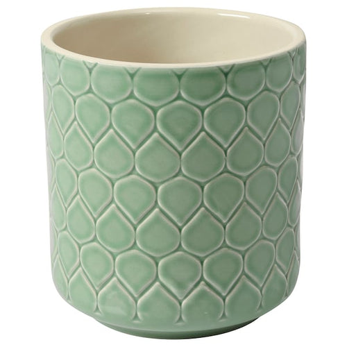KRYPIDEGRAN - Vase, green, 15 cm