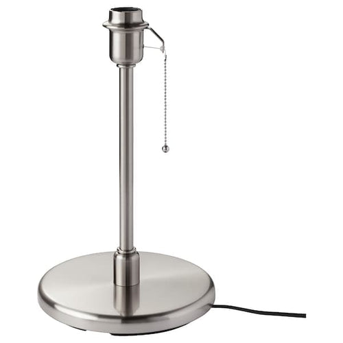 KRYSSMAST Base for table lamp - nickel-plated ,