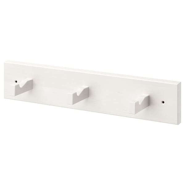 Ikea KUBBIS - Rack with 3 hooks, white