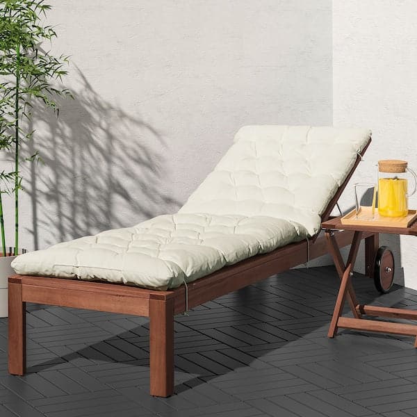 KUDDARNA Sun lounger cushion beige 190x60 cm Best Price at