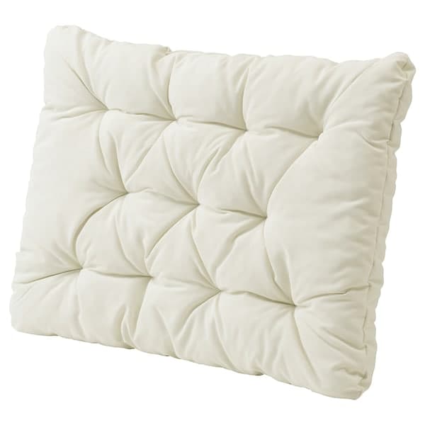 Ikea KUDDARNA Outdoor back cushion - beige 62x44 cm
