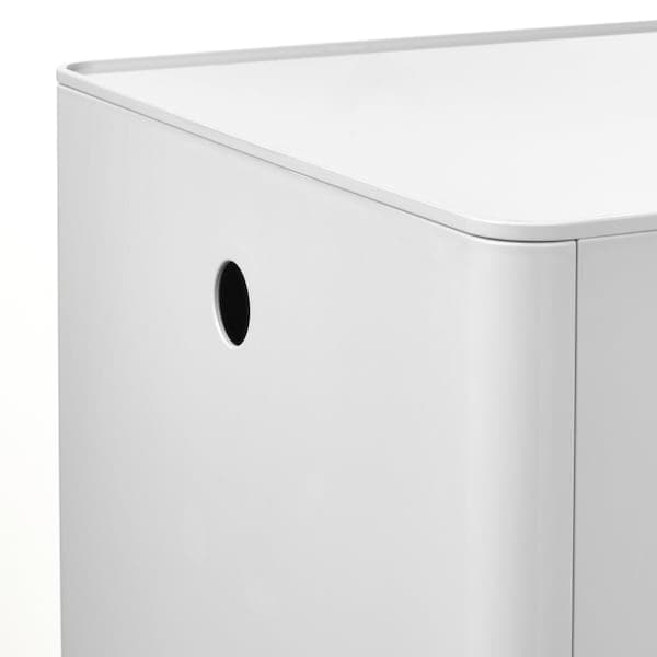 Ikea KUGGIS - Storage box with lid, white, 32x32x32 cm