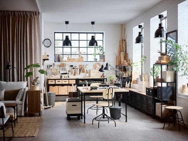 Ikea KULLABERG - Desk, pine, 110x70 cm
