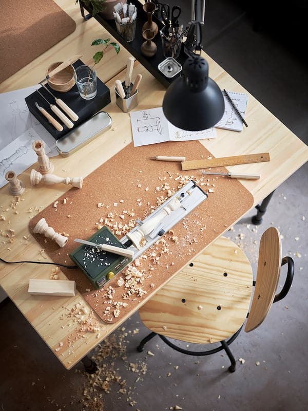 Ikea KULLABERG - Desk, pine, 110x70 cm