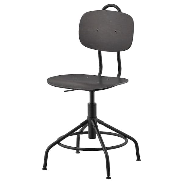 KULLABERG - Swivel chair, black - best price from Maltashopper.com 90325518
