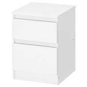Ikea KULLEN - Chest of 2 drawers, white, 35x49 cm